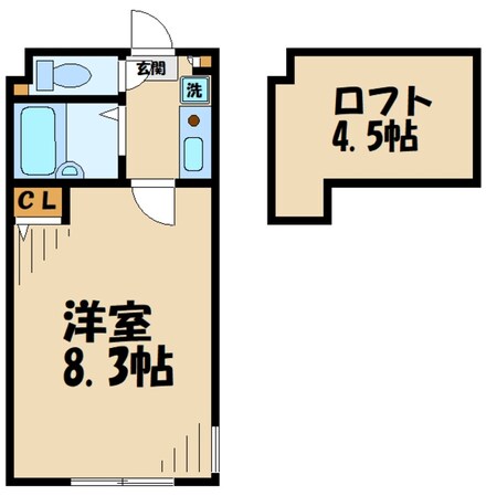 ラ・シャンス東橋本第３の物件間取画像